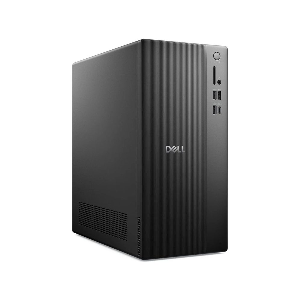 Dell Tower ECT1250: Intel Core i5-14400 (10 Cores, 20MB), 16GB 4800Mt/s DDR5, 512GB SSD PCIe NVMe M.2, Intel UHD 730, MediaTek Wi-Fi 6 MT7920 2x2 + Bluetooth 5.2, Wireless MediaTek Wi-Fi 6 MT7920 2x2 + Bluetooth 5.2, Keyboard Dell KB216 Multimedia USB Keyboard, Dell MS116 Optical Mouse, Power Supply 180W Power Cord, Colour Black, Operating System Windows 11 Pro, Service 3 Year ProSupport