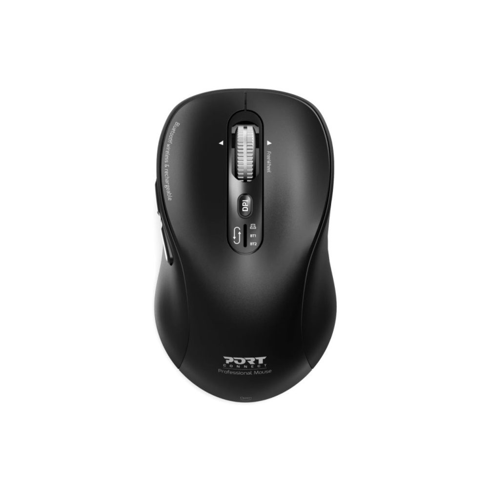 Port Mouse Expert Rechargable BT & RF Black 3 Year Warranty
