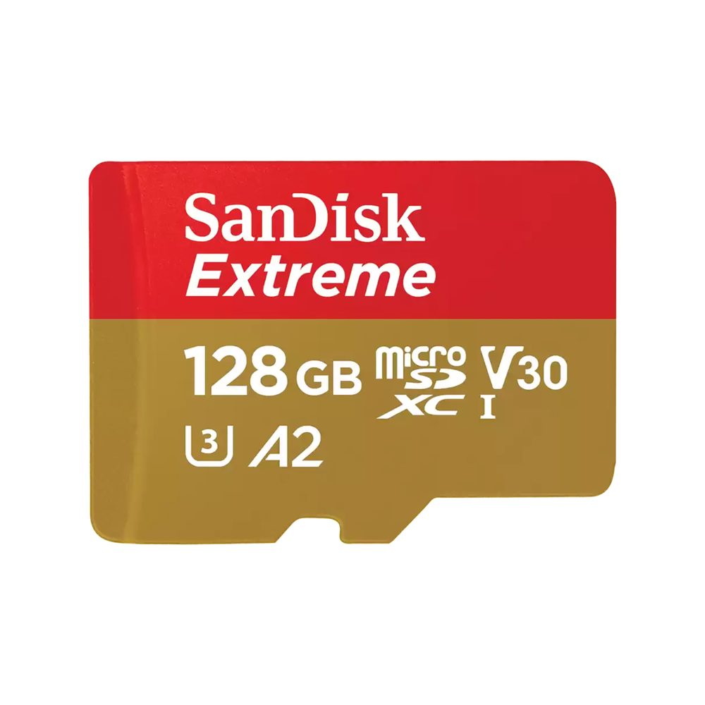 SanDisk Extreme 128GB MicroSD UHS-I Memory Card