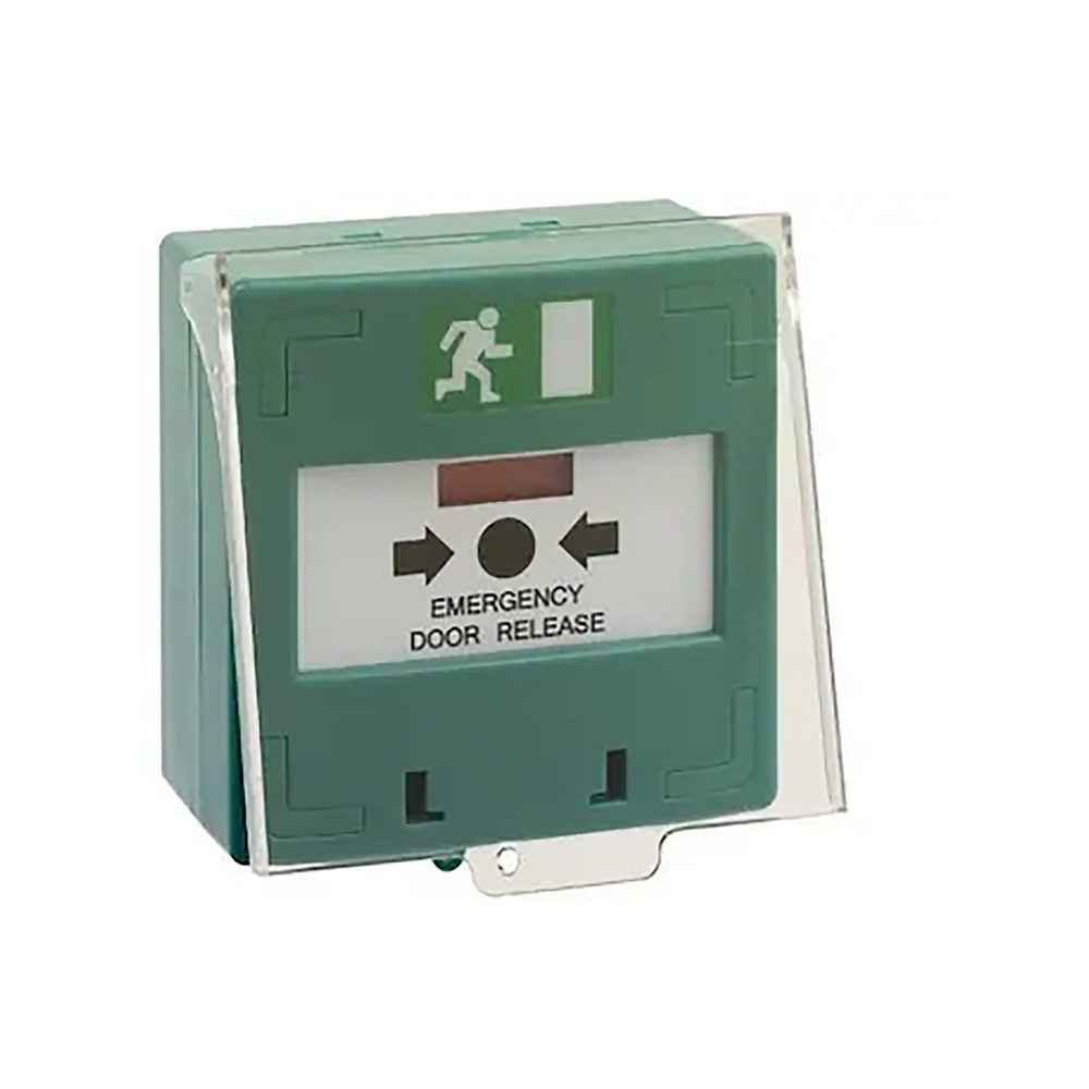 PinnSec Glass Green Resettable Emergency Break Glass Box