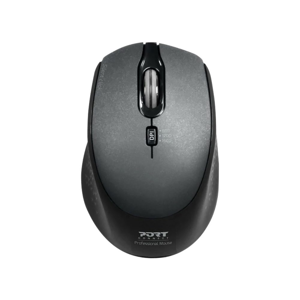 Port Mouse Office Pro Silent RF Black 3 Year Warranty