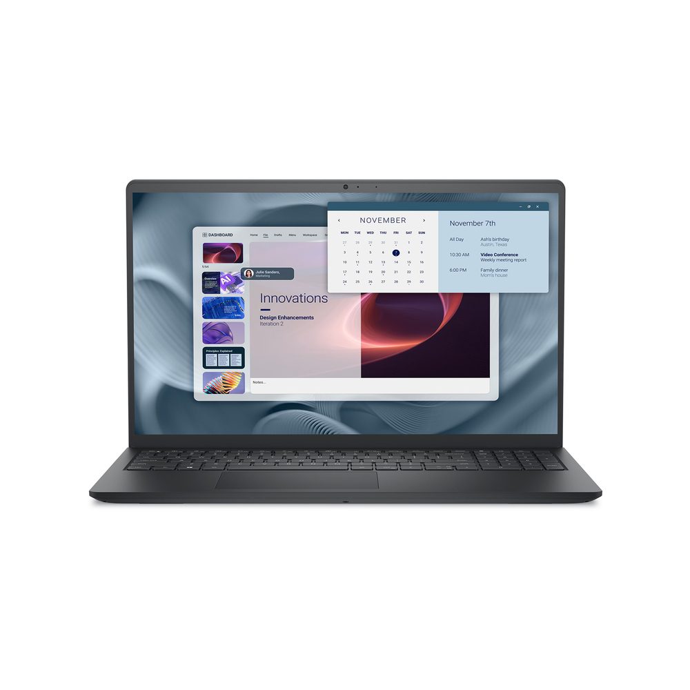 Dell Pro 15 Essential PV15250,Intel Core I7-1355U(10cores, up to 5.00GHz), 15.6" Non-Touch, FHD, 120Hz, WVA, IPS, Anti-Glare, 250 nit, 8GB: 16GB, DDR5, 5200 MT/s,512 GB, M.2, PCIe NVMe, SSD, Intel UHD Graphics, Carbon Black Power Button with Fingerprint Reader, Bluetooth wireless card,Carbon Black English International non-backlit keyboard with numeric keypad, 4-Cell Battery,54WHr (Integrated), 65 Watt AC adapter, Windows 11 Home, 1Yr Onsite and Next Business Day Onsite Warranty