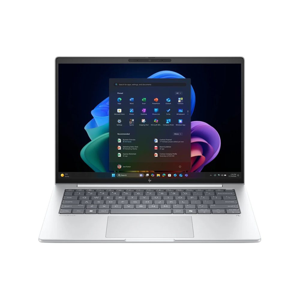 HP EliteBook 8 G1i 16 , Intel® Core™ Ultra 7 258V Processor (12M Cache, up to 4.80 GHz) , 16" 2.5K IPS, 120 Hz, anti-glare, 400 nits, 100% Adobe RGB and 100% DCI-P3 for 5MP+IR camera with HP Eye Ease (2560 x 1600) , 32GB LPDDR5X-8533 (Not Upgradable) , 2TB PCIe-4x4 NVMe TLC , No Optical Drive , Intel® Arc™ 140V GPU , Windows® 11 Pro x64 , Intel BE201 Wi-Fi 7 +Bluetooth 5.4 , No HSPA Module , (2) Thunderbolt 4, (1) USB Type-C 20Gbps, (1) USB Type-A 5Gbps (Power charging), (1) HDMI 2.1, (1) Headphone/mic combo jack , 3Yr NBD Onsite with Travel + 1y Wolf Pro Security Edition Service , In Stock