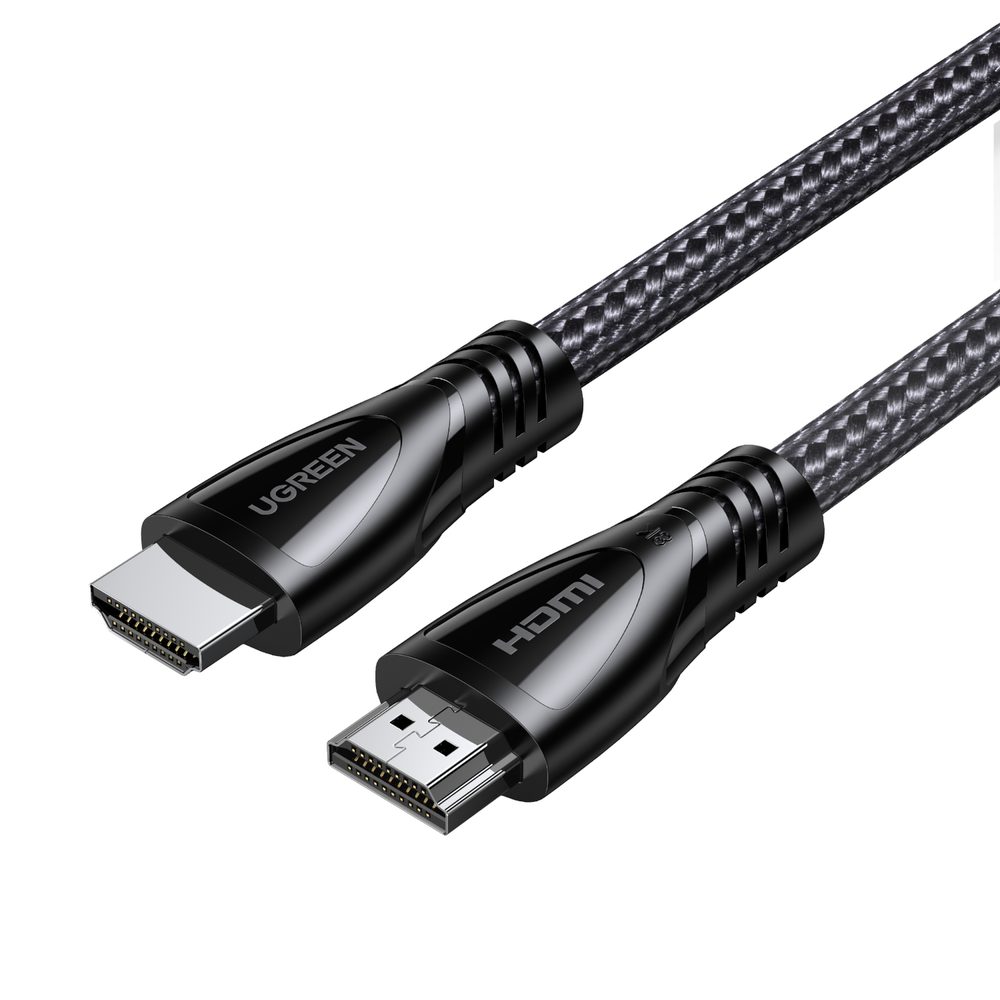 UGREEN HDMI 8K Cable Male to Male Aluminum Alloy Shell Braided Black 5m