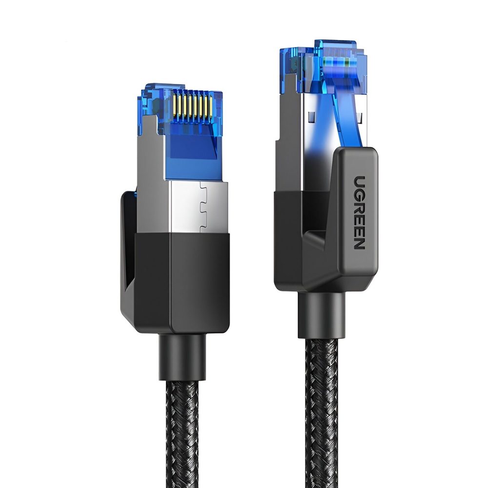 UGREEN CAT8 Shielded Round Braided Cable Modular Plugs 5m