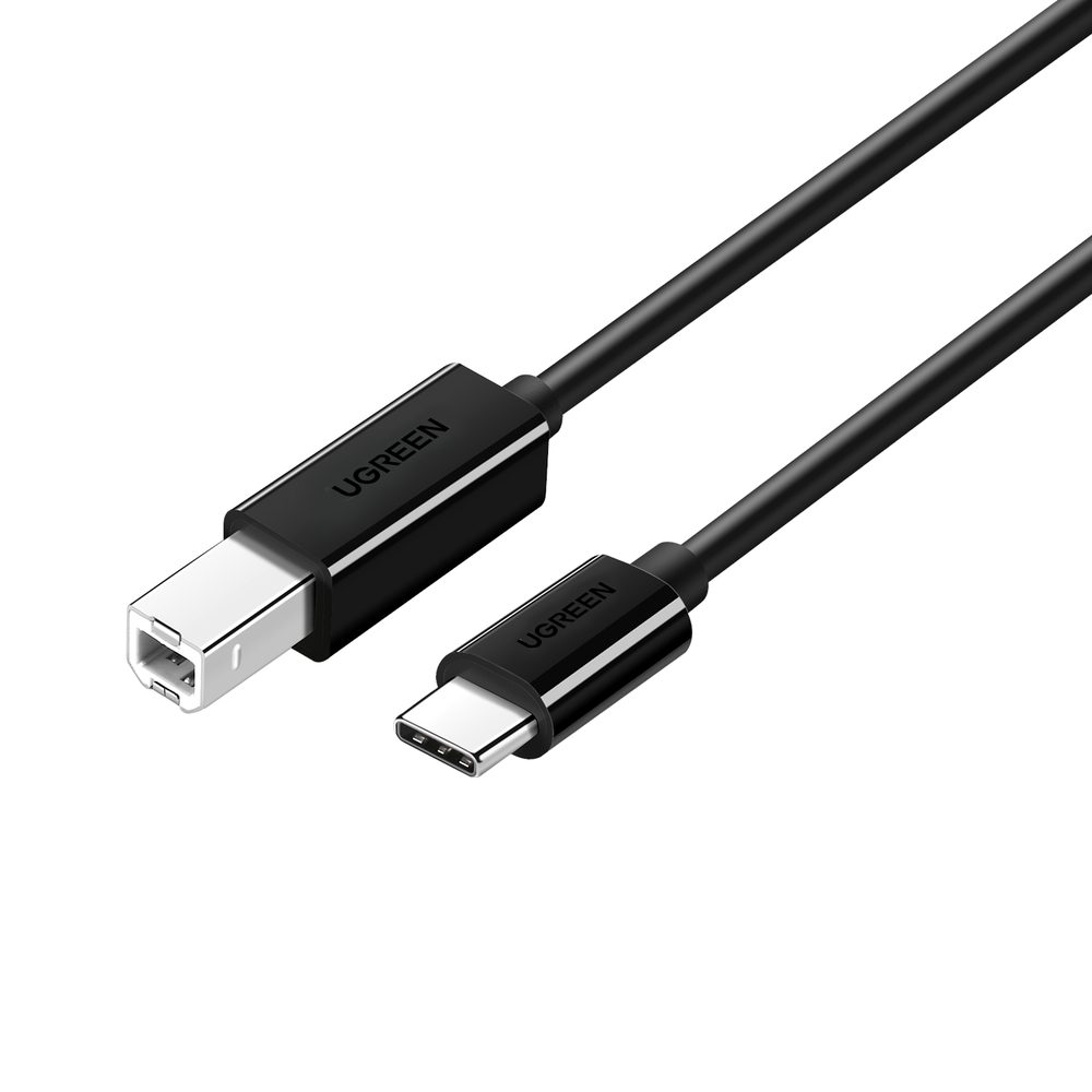 UGREEN USB-C to B Male Printing Cable 2m (Black)
