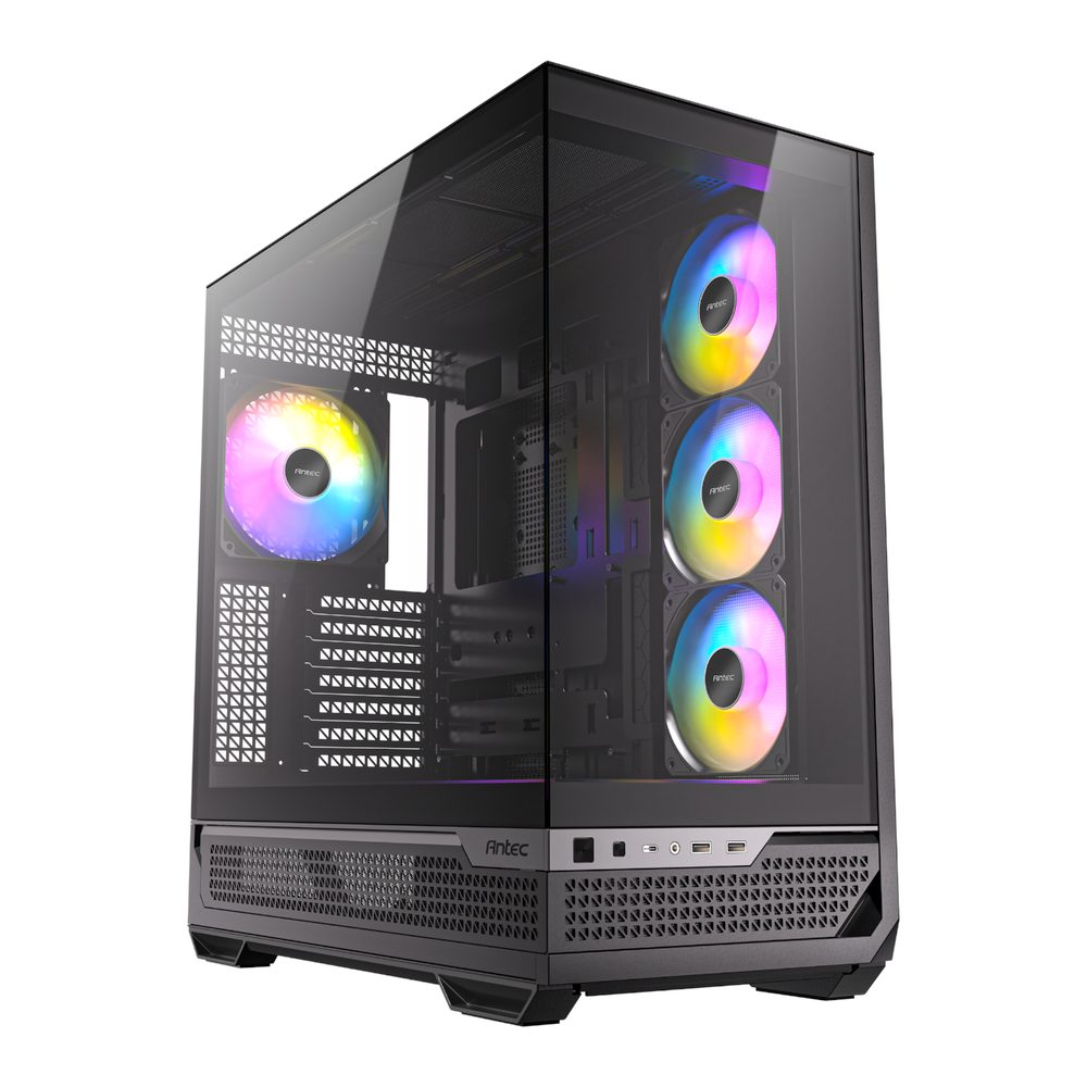 Antec C7 ARGB E-ATX | ATX | Micro-ATX | ITX ARGB Mid-Tower Gaming Chassis - Black