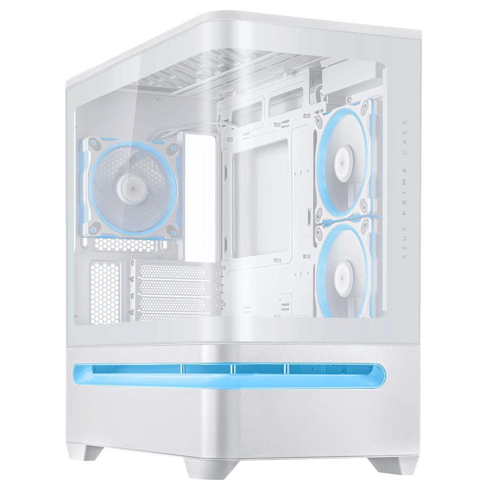 ASUS PRIME AP202 ARGB MATX White Gaming Chassis