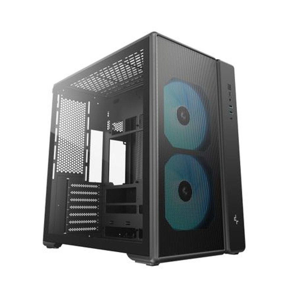 DeepCool CG590 Mesh 2F ATX ARGB Gaming Chassis Black