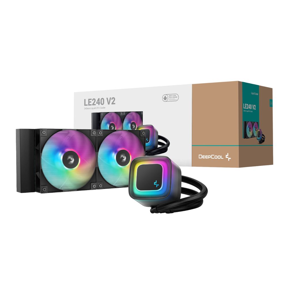 DeepCool LE240 V2 240 ARGB Liquid Cooler Black