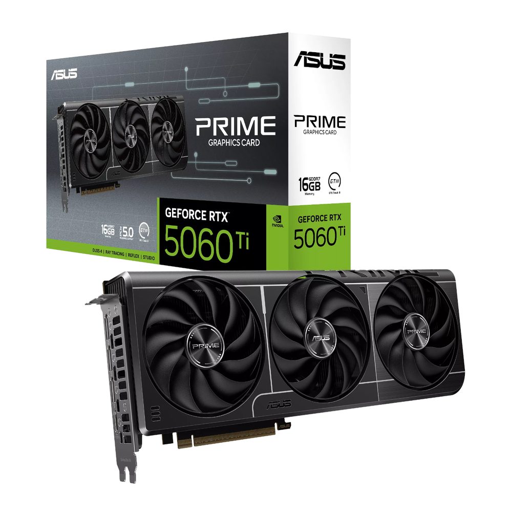 ASUS Nvidia GeForce RTX 5060Ti PRIME 16G Graphics Card