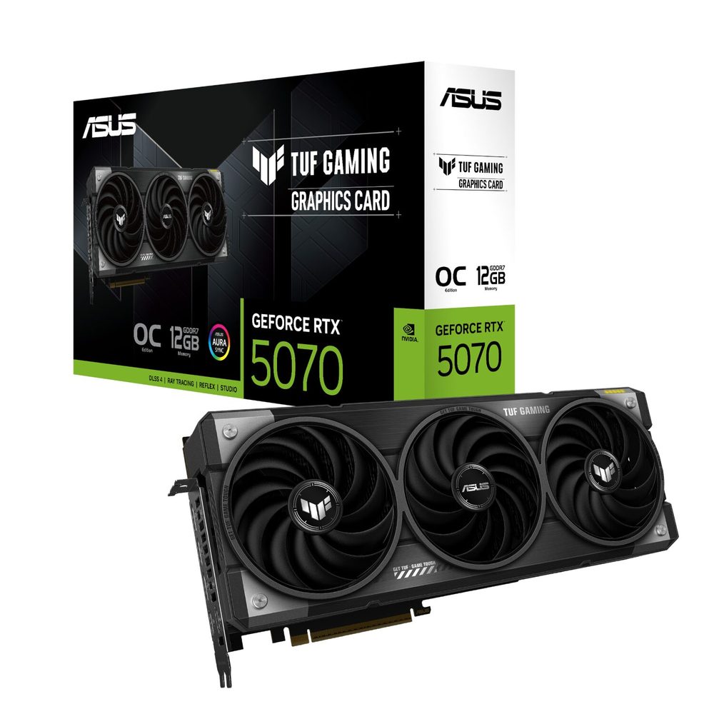 ASUS Nvidia Geforce RTX 5070 TUF Gaming OC 12GB GDDR7 Graphics Card