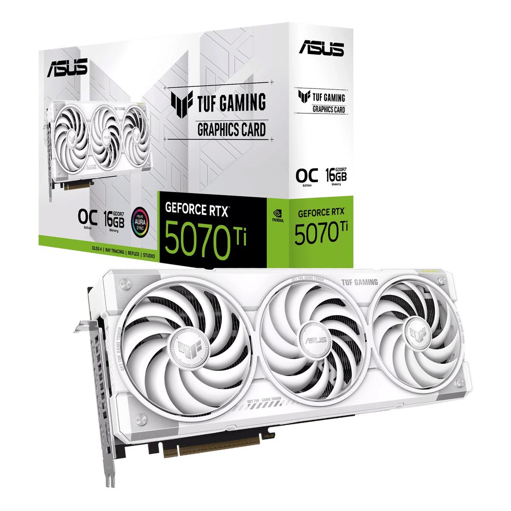 ASUS Nvidia Geforce RTX 5070Ti TUF Gaming OC 16GB GDDR7 Graphics Card WH