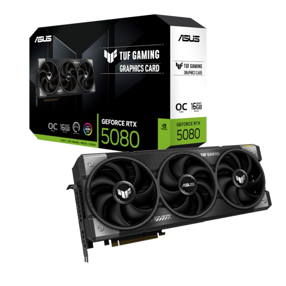 ASUS Nvidia Geforce RTX 5080 TUF Gaming OC 16GB GDDR7 Graphics Card