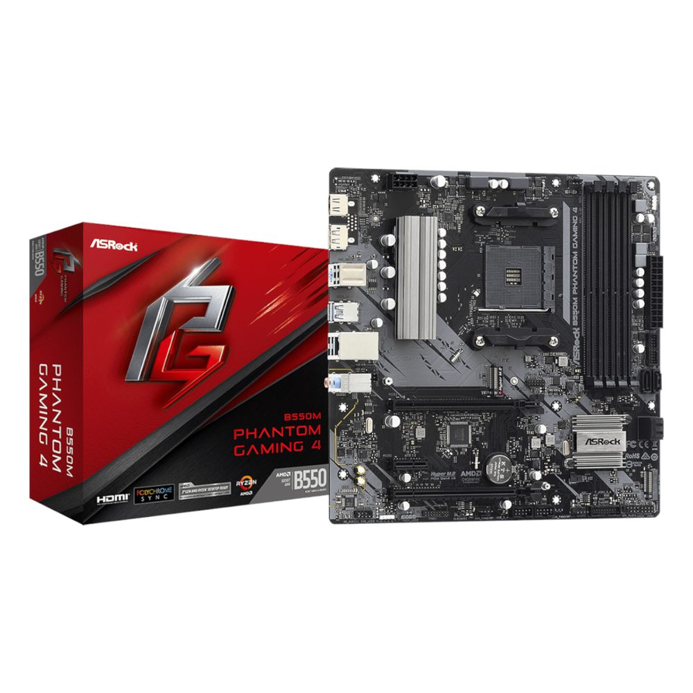 ASROCK B550M Phantom Gaming 4 AM4 M-ATX 4X DDR4
