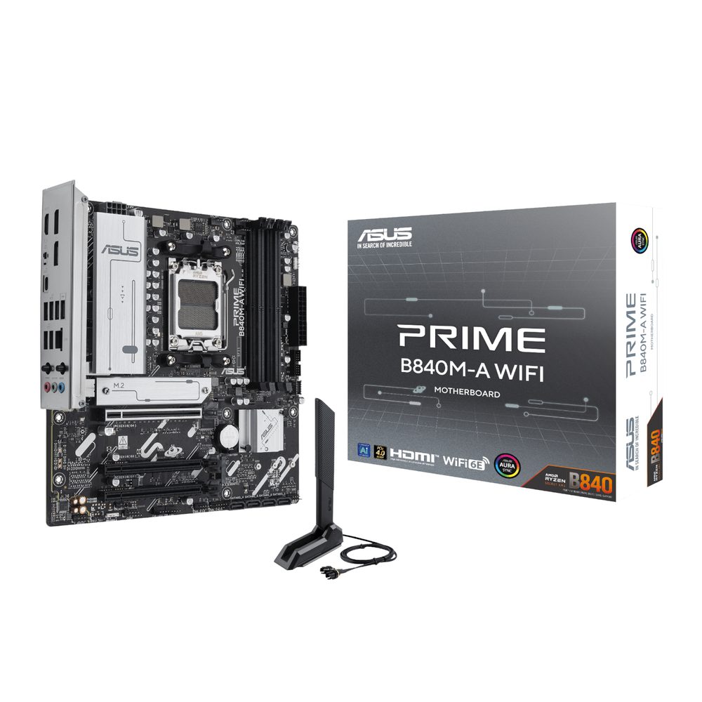 ASUS PRIME B840-A WIFI AM5 M-ATX Gaming Motherboard