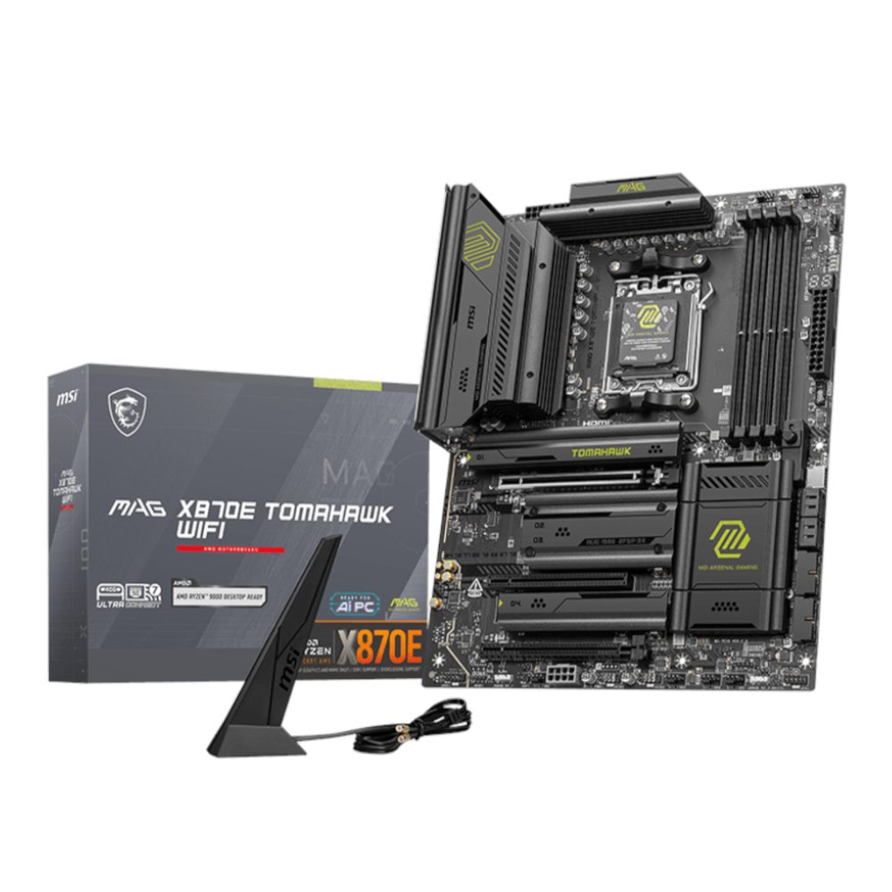 MSI MAG X870E TOMAHAWK WiFi AMD AM5 ATX Gaming Motherboard