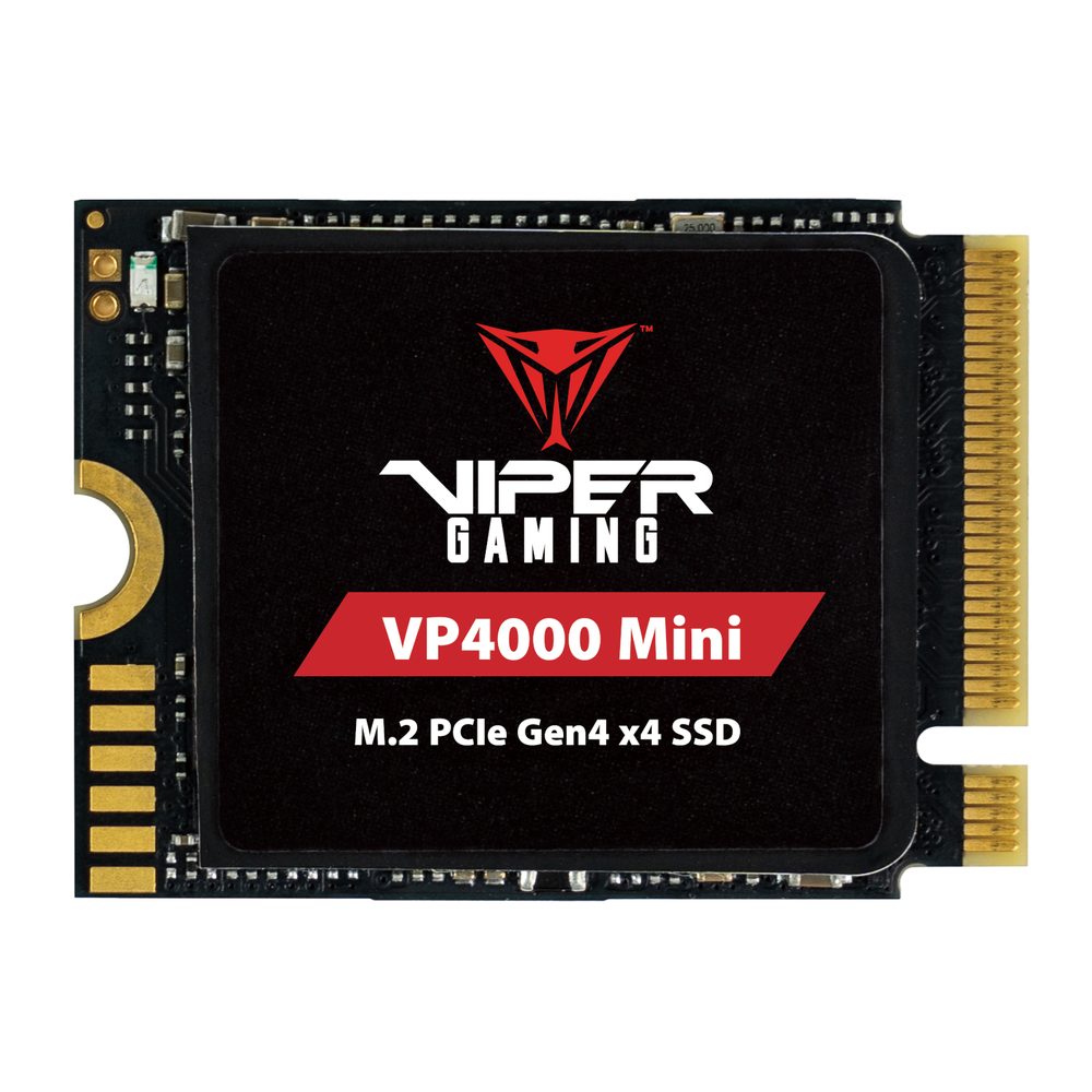 Patriot Viper VP4000 Mini 500GB Gen 4 M.2 2230 PCIe NVMe SSD