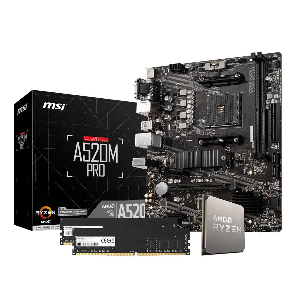 PCBuilder AMD Ryzen 5 3200G LEVEL UP Core Upgrade Kit