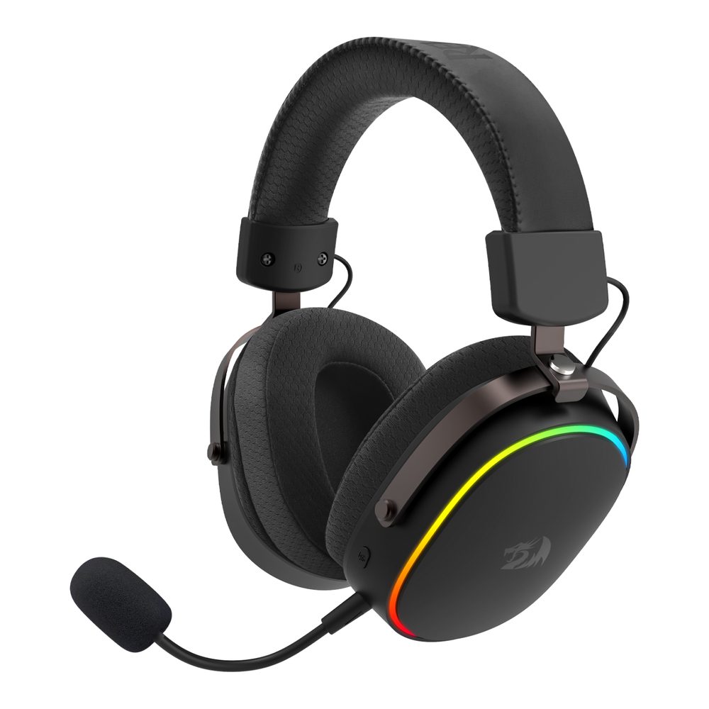 REDRAGON Over-Ear FURY Wireless Gaming Headset - Black