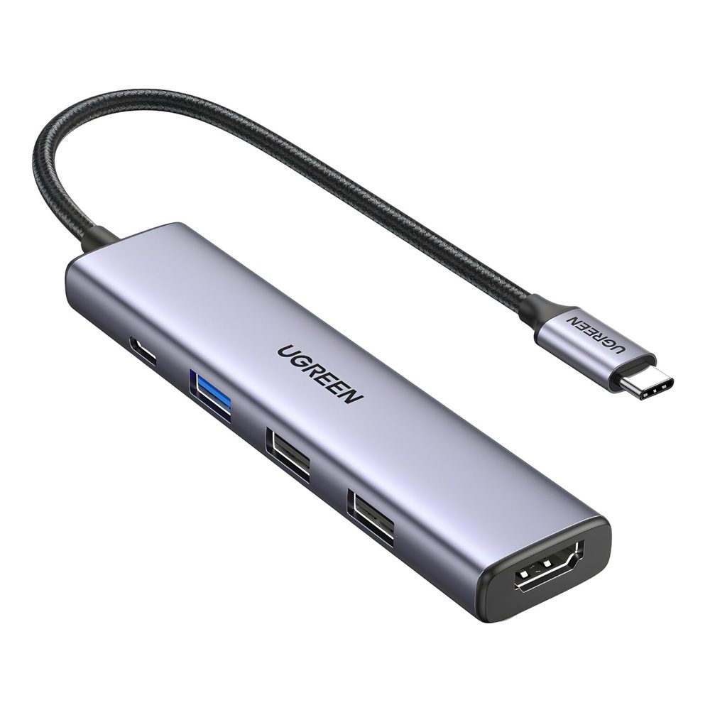 UGREEN USB-C To HDMI + 1xUSB3.0 A + 2xUSB2.0 A + PD Power Hub