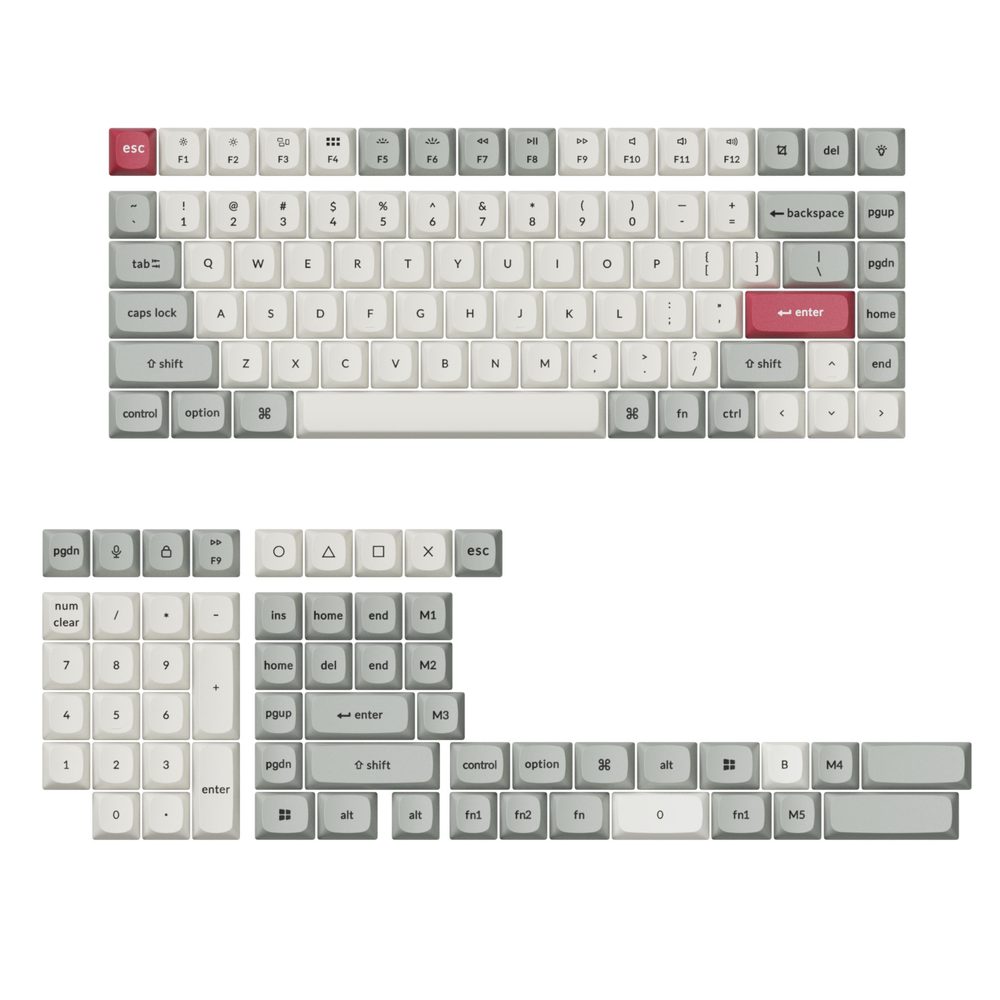 Keychron double shot PBT OSA keycap set - Retro