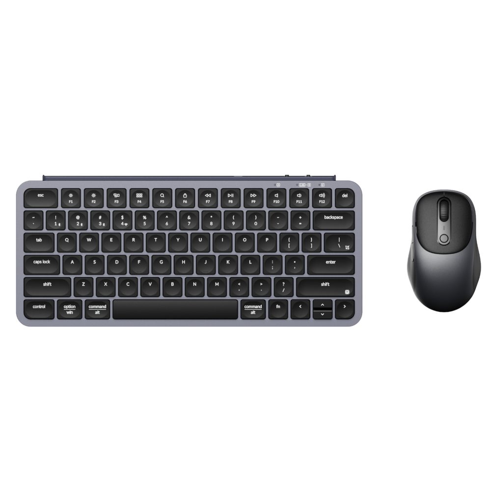 Keychron B1 Pro 75% Layout Keyboard and BM24 Mouse Wireless Combo - Space Gray