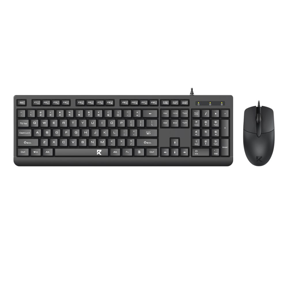 REDRAGON Wired Keyboard and Mouse Combo - Black