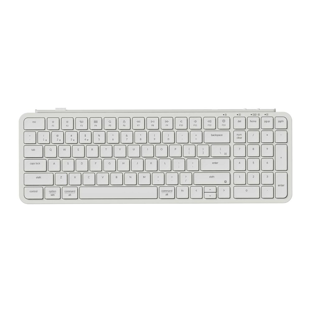 Keychron B2 Pro Ultra-Slim 96% Wireless Keyboard - Ivory White