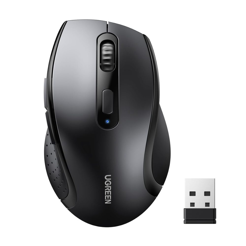 UGREEN Ergonomic Wireless Mouse 2.4G Black