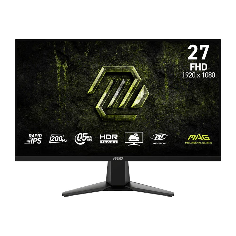 MSI MAG 275F E20 Gaming Monitor 1920x1080 (HD) Rapid IPS 0.5ms 200Hz Adapative Sync