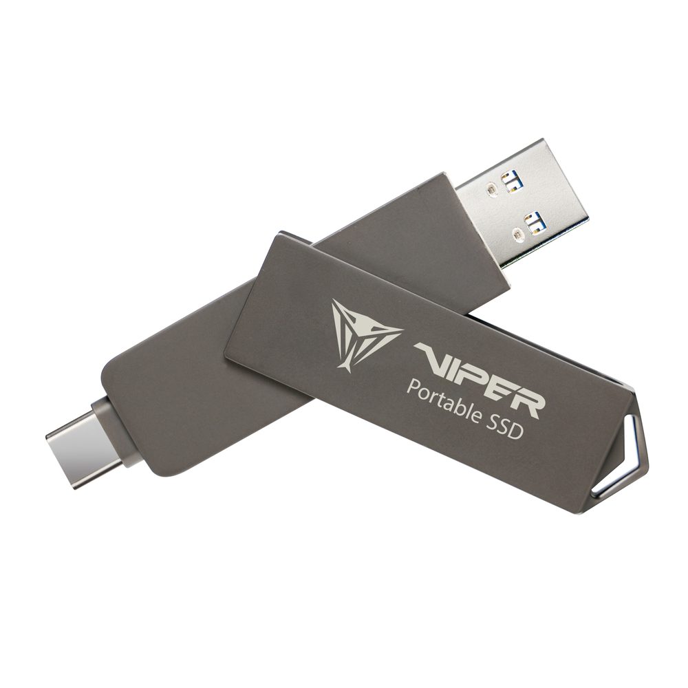 Patriot PVP30 2TB Duo Compact External Portable SSD (Cable Free)