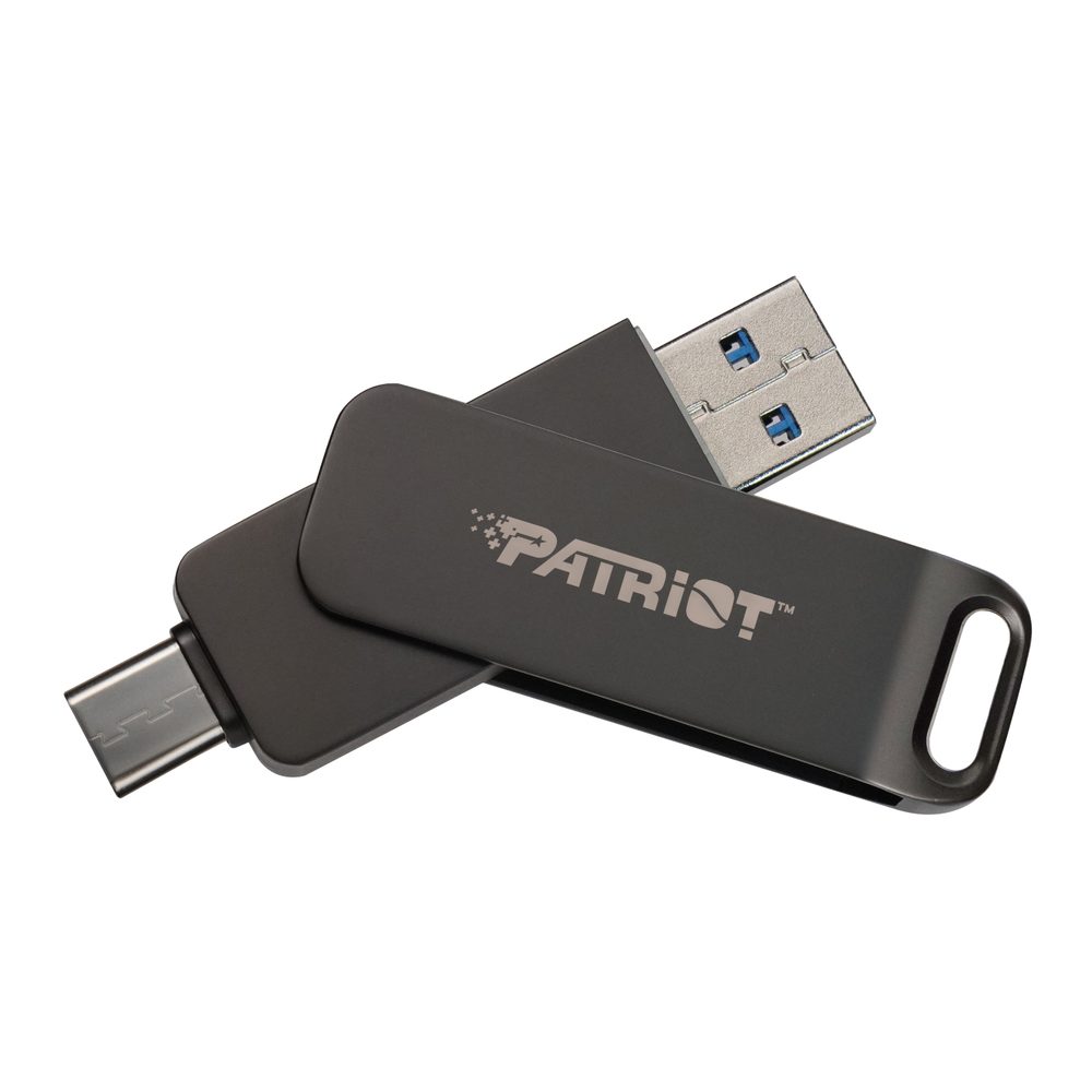Patriot RAGE R550 128GB USB 3.2 GEN 1 Swing Type-A+C Dark Shadow