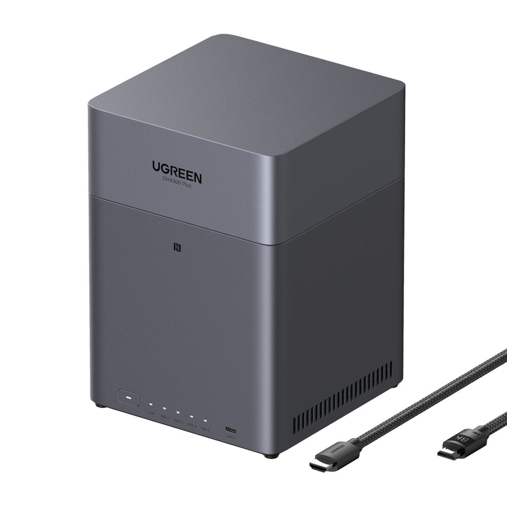 UGREEN NAS DH4300 Plus 4 Bay 2.5GbE 8GB LPDDR4