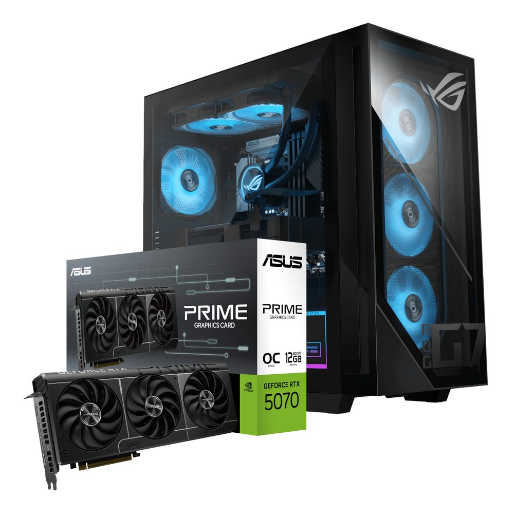 ASUS ROG G700 (2025) | Intel® Core™ Ultra 5 | 16GB DDR5 U-DIMM | 1TB M.2 2280 NVMe™ PCIe® 4.0 SSD | ASUS GF RTX 5070 Prime Graphics | Windows 11 Home PC