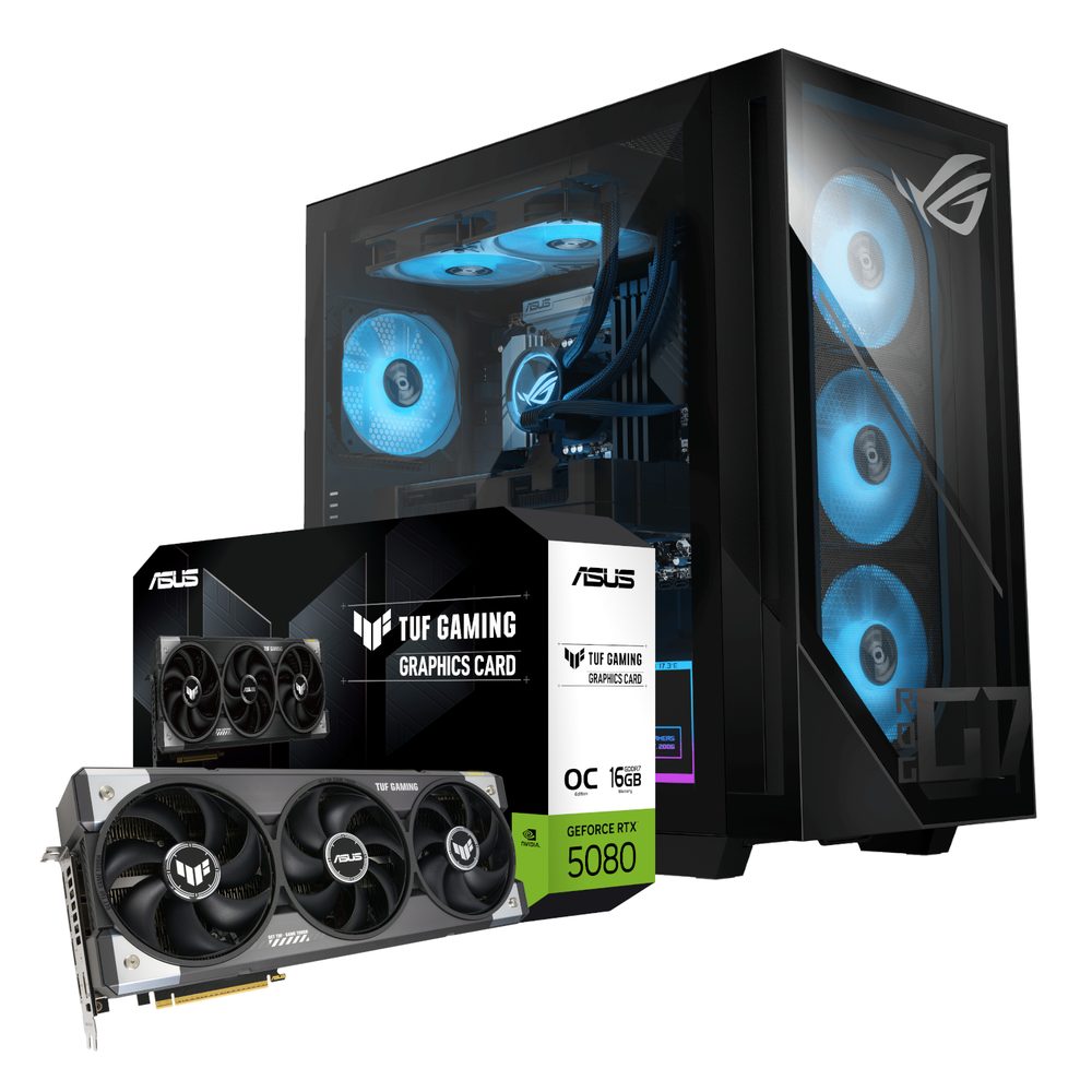 ASUS ROG G700 (2025) | Intel® Core™ Ultra 5 | 16GB DDR5 U-DIMM | 1TB M.2 2280 NVMe™ PCIe® 4.0 SSD | ASUS GF RTX 5080 TUF Gaming Graphics | Windows 11 Home PC