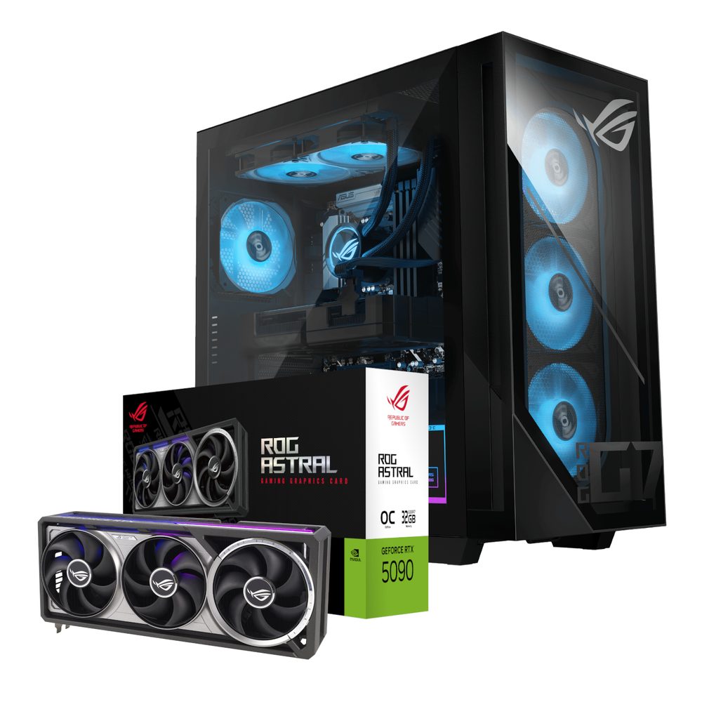 ASUS ROG G700 (2025) | Intel® Core™ Ultra 5 | 16GB DDR5 U-DIMM | 1TB M.2 2280 NVMe™ PCIe® 4.0 SSD | ASUS GF RTX 5090 ROG Astral Graphics | Windows 11 Home PC