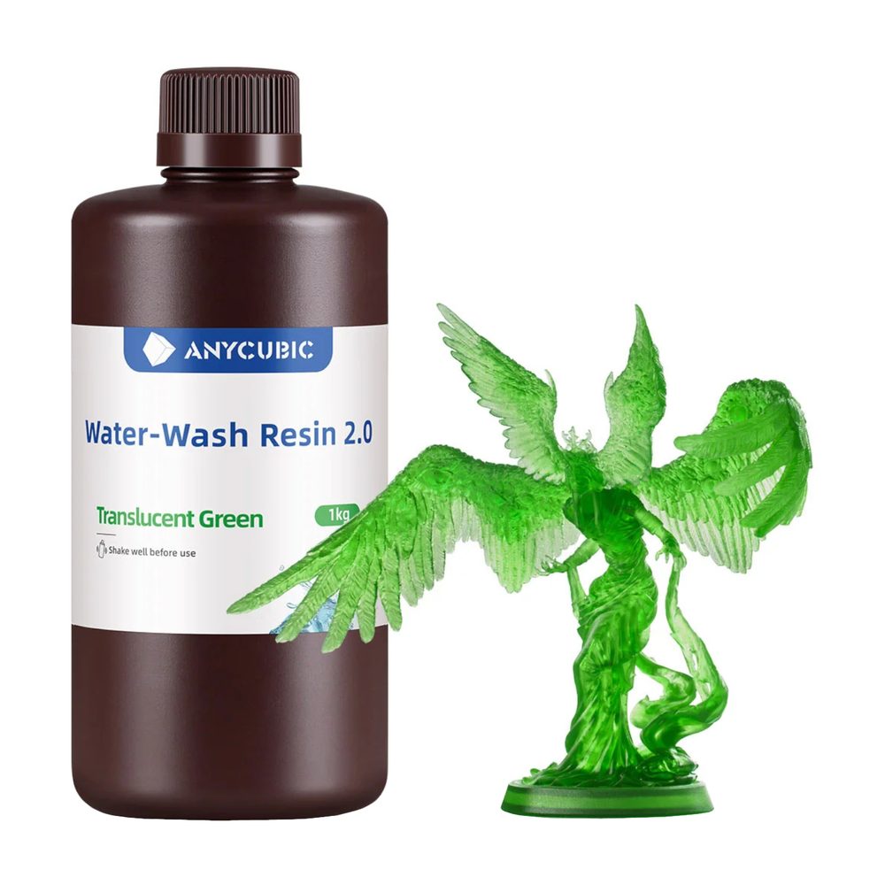 Anycubic Water Wash Resin 2 Translucent Green