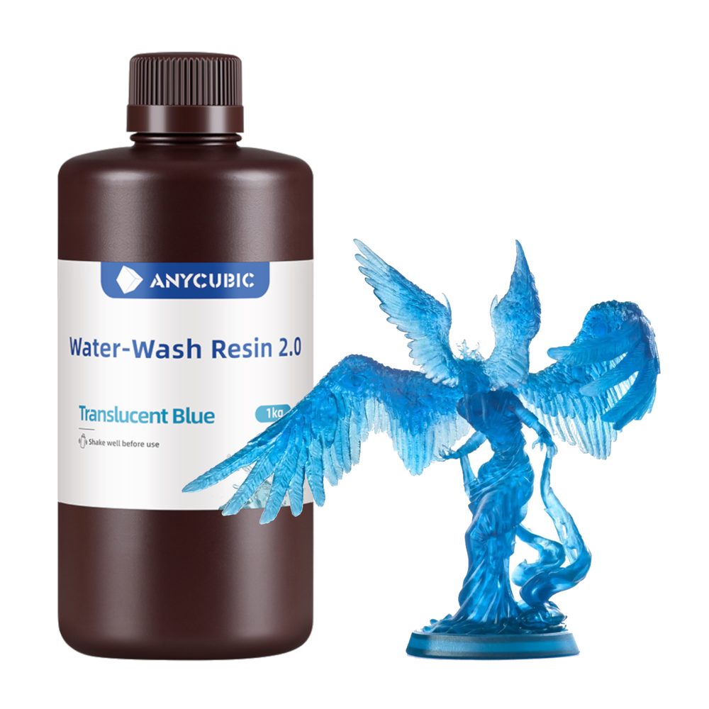 Anycubic Water Wash Resin 2 Translucent Blue