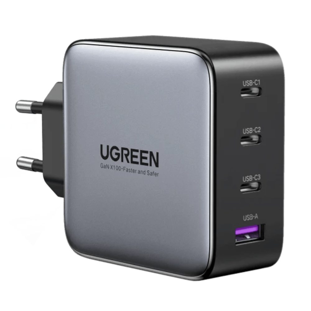 UGREEN 100W 5-Port GaN Fast Charger with Smart Display EU