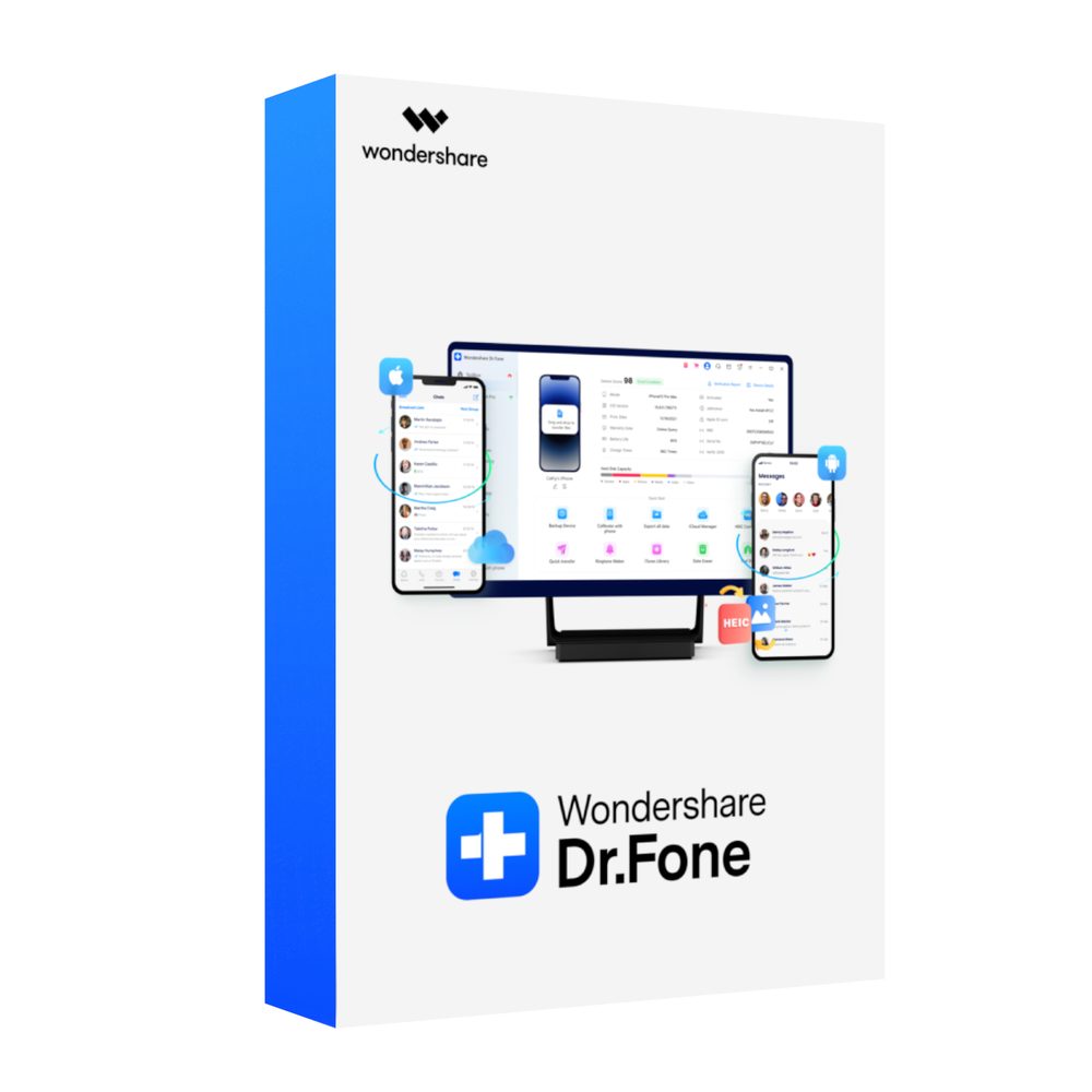 Wondershare Dr.Fone - Full Toolkit Individual License for Mac Perpetual Plan, for 1-5 mobile devices and 1 Mac