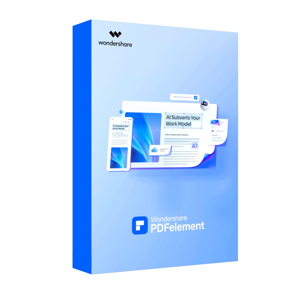 Wondershare PDFelement Professional AI Quarterly Plan 3000 AI uses