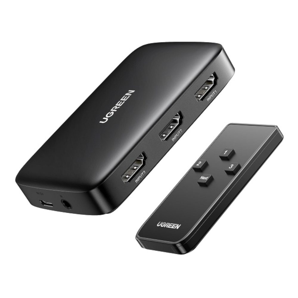 UGREEN HDMI1.4 Switcher 3 in 1 out 4Kx2K@30Hz (LY)