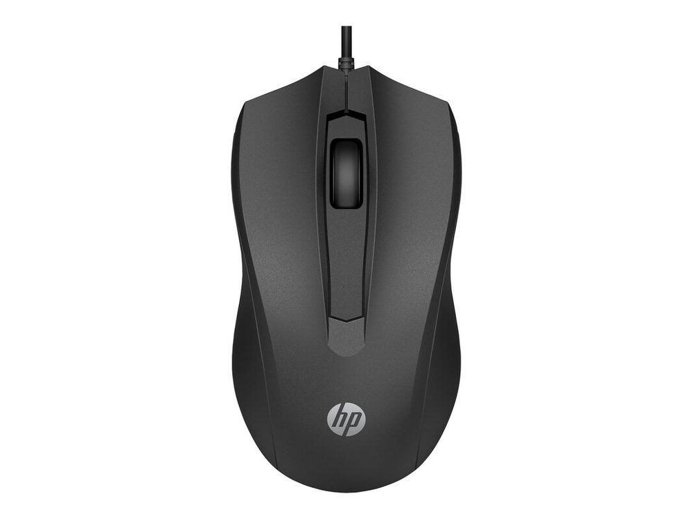 HP 105 Black Wired Mouse