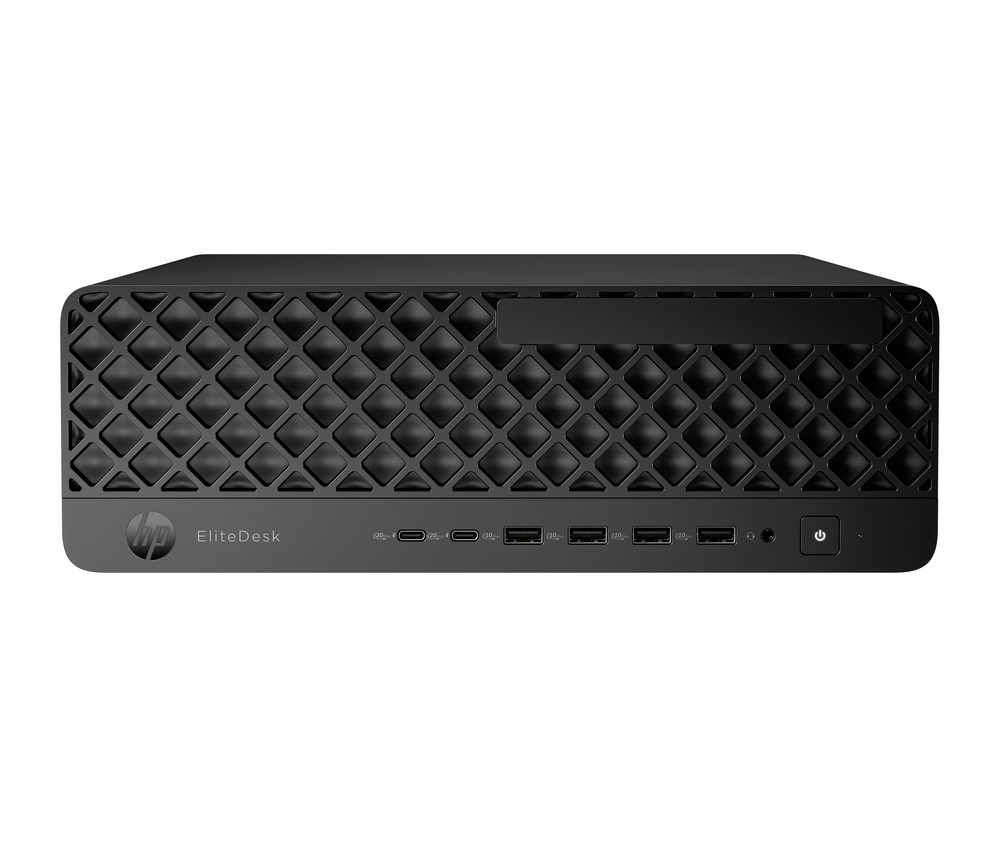 HP Elite SFF 8 G1i , Intel® Core™ Ultra 5 235 Processor (24M Cache, up to 5.0GHz) , 32GB DDR5-5600 (1x32GB) - 4 SLOTS / MAX 128 GB , 512GB M.2 2280 PCIe NVMe , No Optical Drive , Intel® Graphics , Windows® 11 Pro x64 , Integrated Intel® I219LM Gigabit Network + Intel BE200 Wi-Fi 7 +Bluetooth 5.4 , Front: (4) USB Type-A (10Gbps), (2) USB Type-C (20Gbps), (1) Combo Audio Jack, Rear: (2) USB Type-A (5Gbps), (3) USB Type-A (480Mbps), (2) DisplayPort 2.1, (1) HDMI 2.1, (1) RJ-45, (1) Line-in/out , (1) M.2 PCIe 3 x1 2230 (for WLAN), (2) M.2 PCIe 4 x4 2280 (for storage), (1) PCIe 4.0 x16, (1) PCIe 3.0 x16 (wired as x4), (2) PCIe 3.0 x1 , HP 320K USB Keyboard + HP 320M USB Mouse , 3Yr Onsite + HP Wolf Pro Security Edition - 1 Year