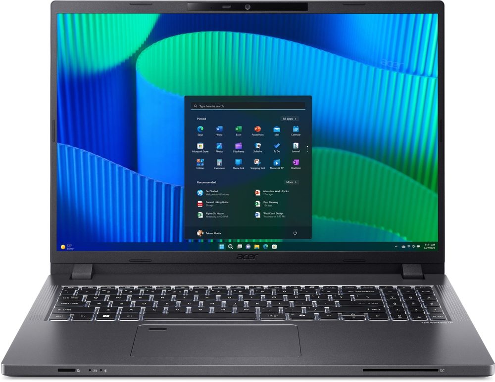 Acer TMX414-51-TCO-51CL Intel Core Ultra 5 processor 226V 14" WUXGA IPS sRGB100% 120Hz UMA No External Video Memory 16GB LPDDR5X Memory - 512GB PCIe NVMe SSD - N - WIFI7+Bluetooth  2x2 BE+Bluetooth 7 N N 53Wh Li-ion battery 65W TypeC Adapter (PCR50%_TCO10.0_Logo) N N N 3 Years On Site Windows 11 Pro  4711474949400