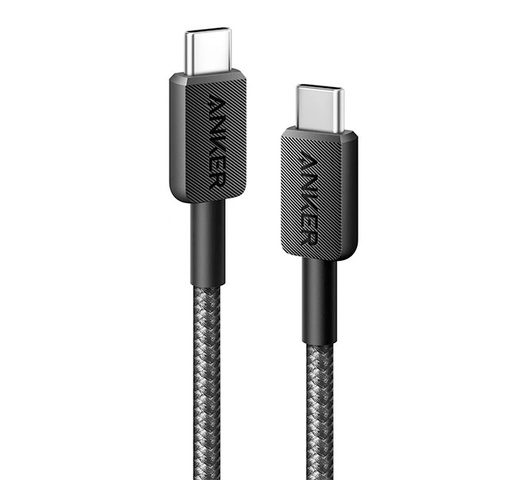Anker TypeC TypeC Braided Cable 60W 0.9m Black Warranty 2 Year