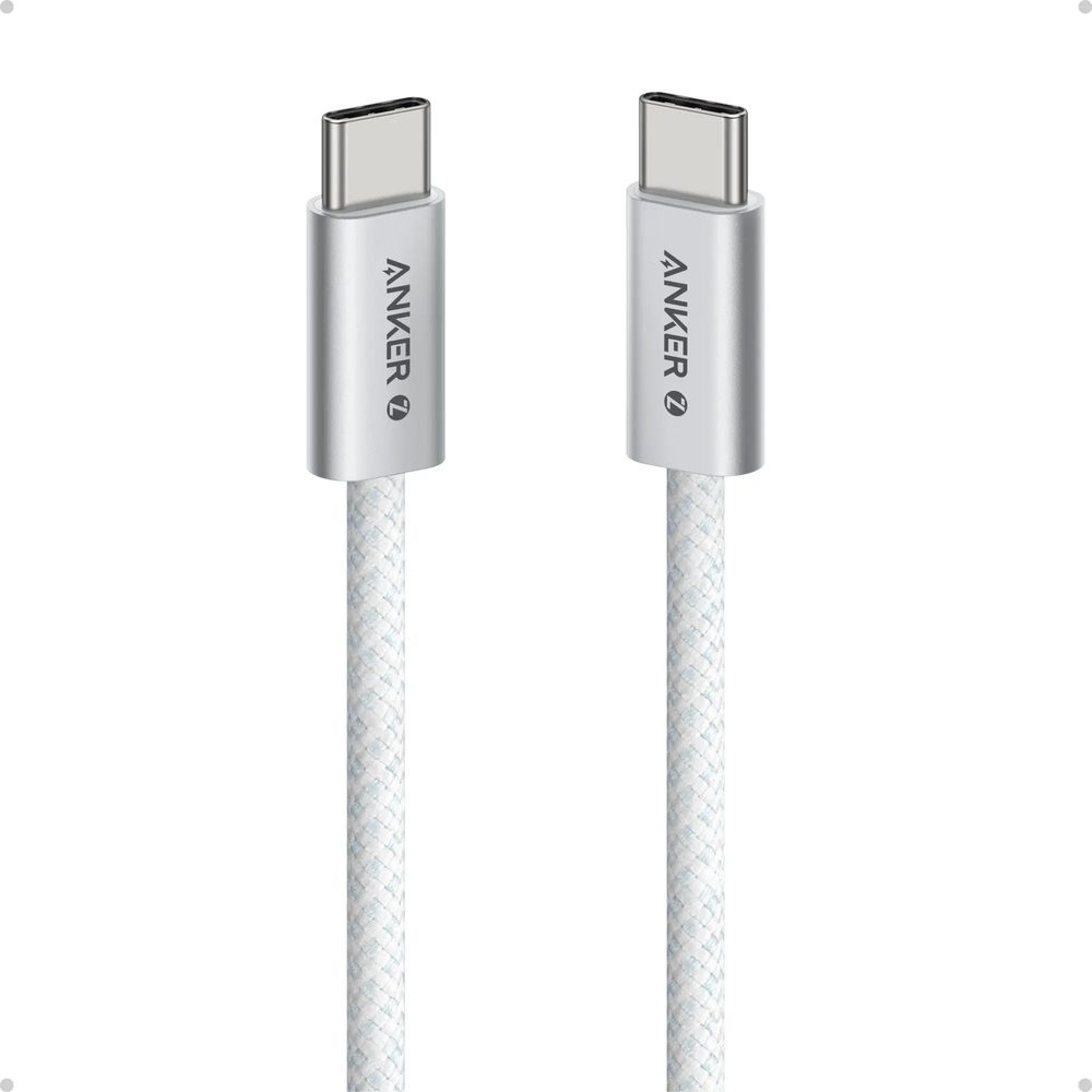 Anker Type C to Type C Braided Cable 240W 1m White Warranty 2 Year