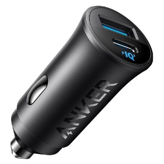 Anker 2 Port 30W PD Car Charger Black Up to 2 devices Warranty 18 Month