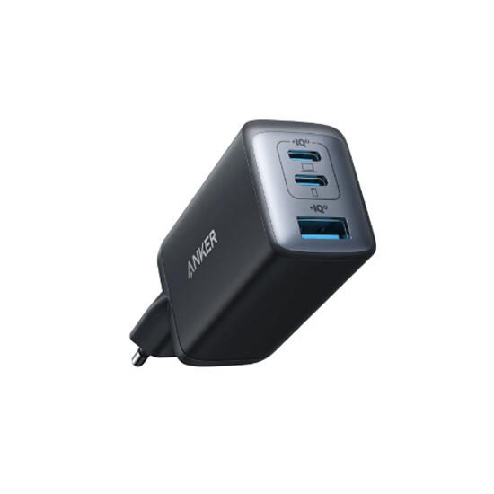 Anker 735 USB and 2 Type C 65W PD Wall Charger Black Warranty 18 Month Charging cable not included (65W)